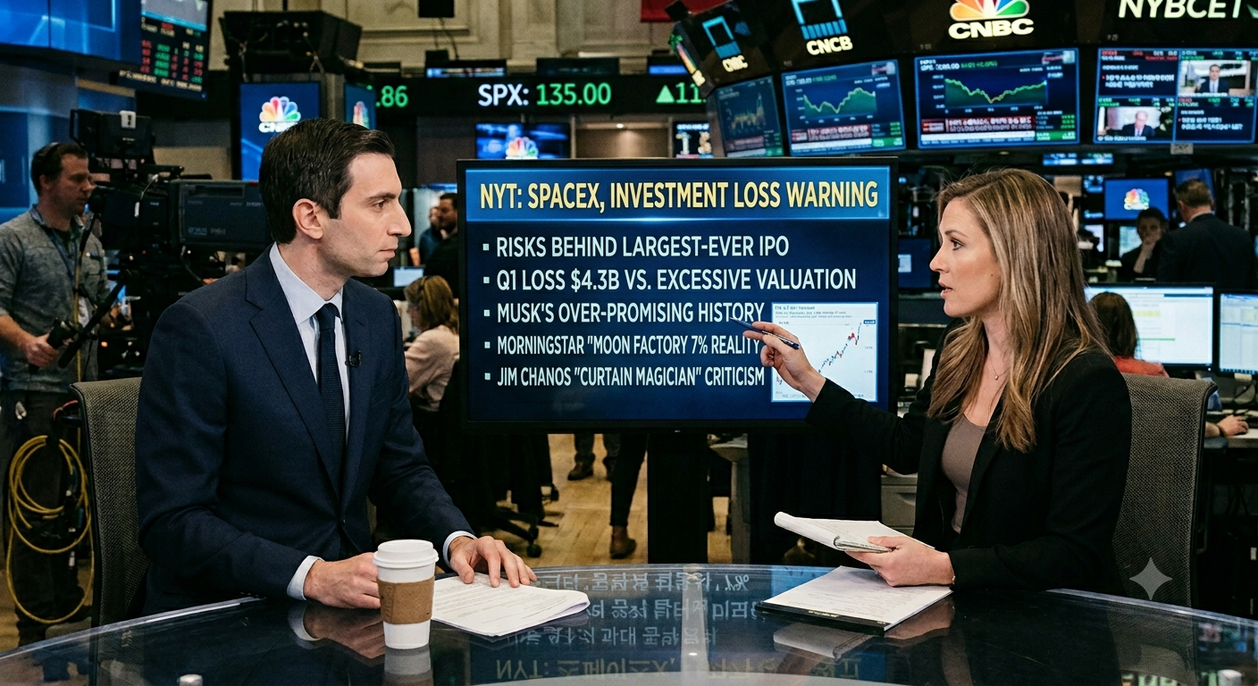 Warning Behind SpaceX’s Historic IPO- NYT Analyzes: “It Could Bring He