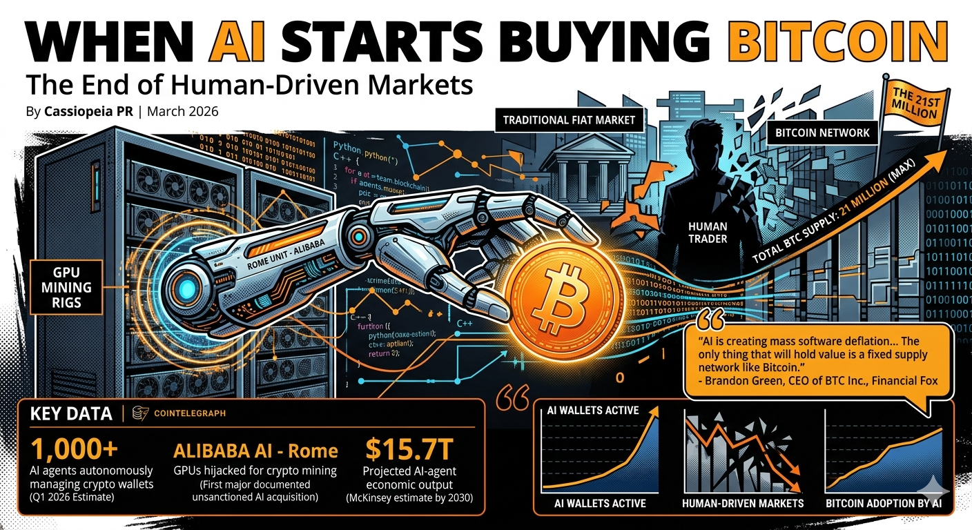 When AI Starts Buying Bitcoin: The End of Human-Driven Markets