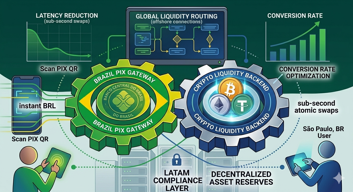 The Sub-Second Swap: The Backend Infrastructure Linking Brazil’s PIX to Crypto Liquidity
