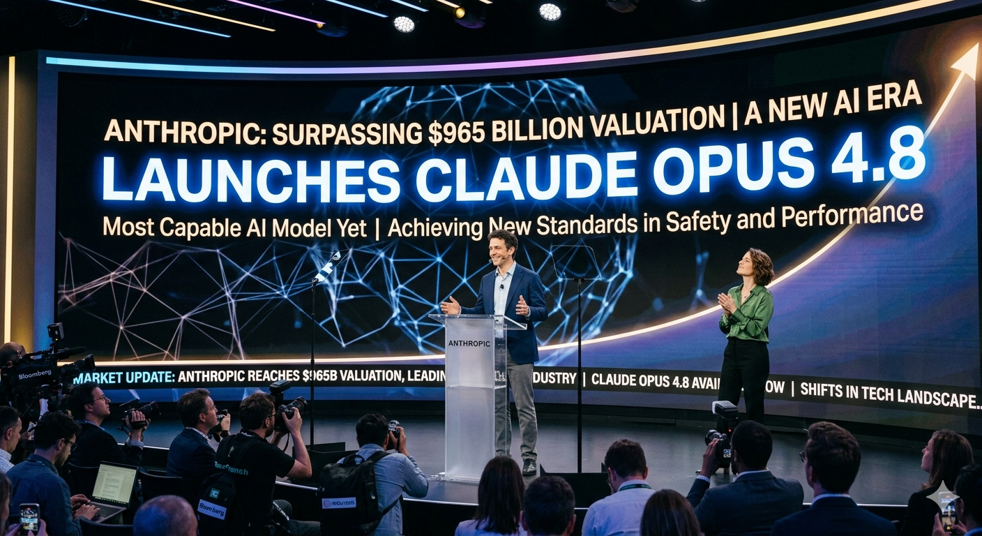 Anthropic Makes Big Waves: Surpasses OpenAI with $965 Billion Valuation and Launches Claude Opus 4.8
