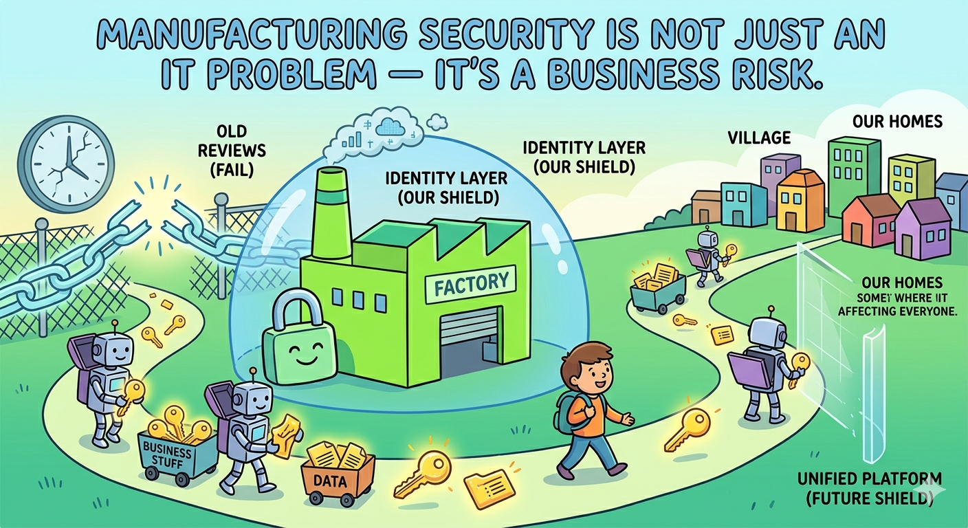 Manufacturing Identity Security Is No Longer an IT Problem — It’s a Business Risk
