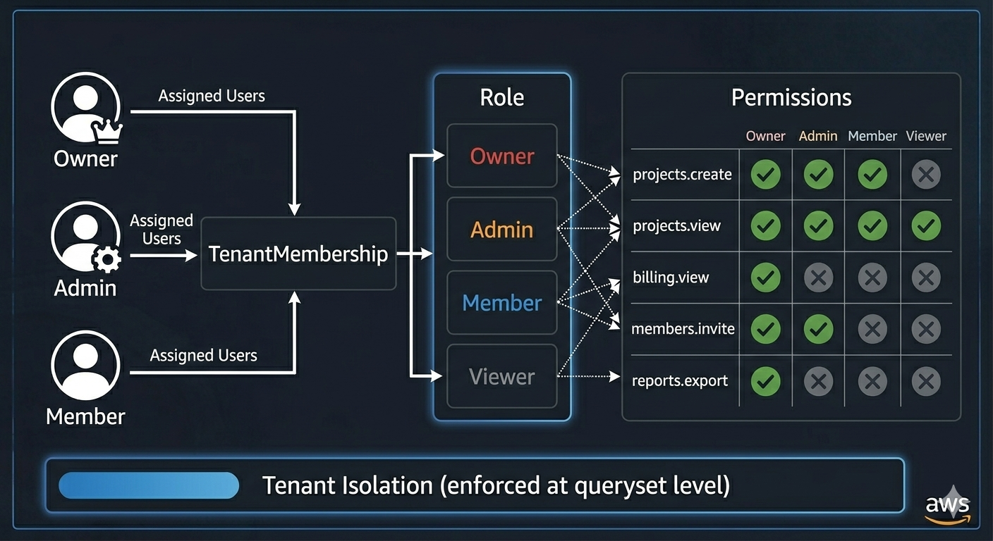 Role-Based Access Control in Django SaaS: The Architecture That Actually Scales With Your Product