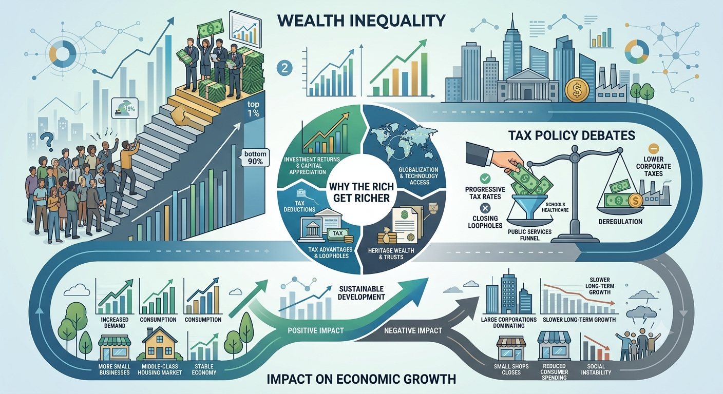 Why the Rich Keep Getting Richer (and Why the Economy Cares More Than You Think)