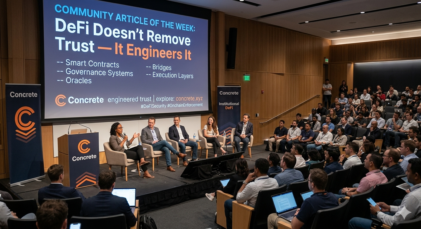 DeFi Doesn’t Remove Trust It Engineers It