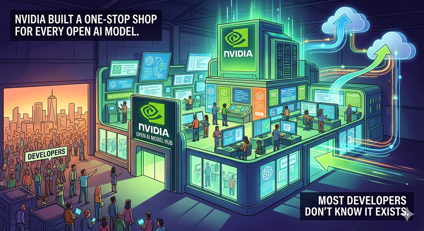 NVIDIA built a one-stop shop for every open AI model. Most developers don’t know it exists.