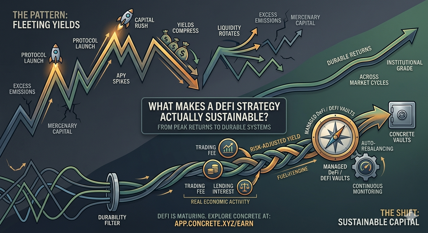 What Makes a DeFi Strategy Actually Sustainable?