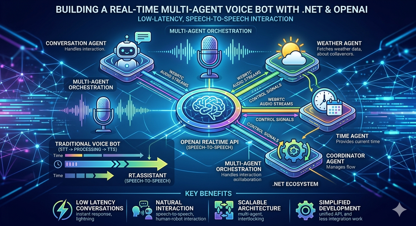 RT.Assistant: Build a Real-Time Multi-Agent Voice Bot with .NET