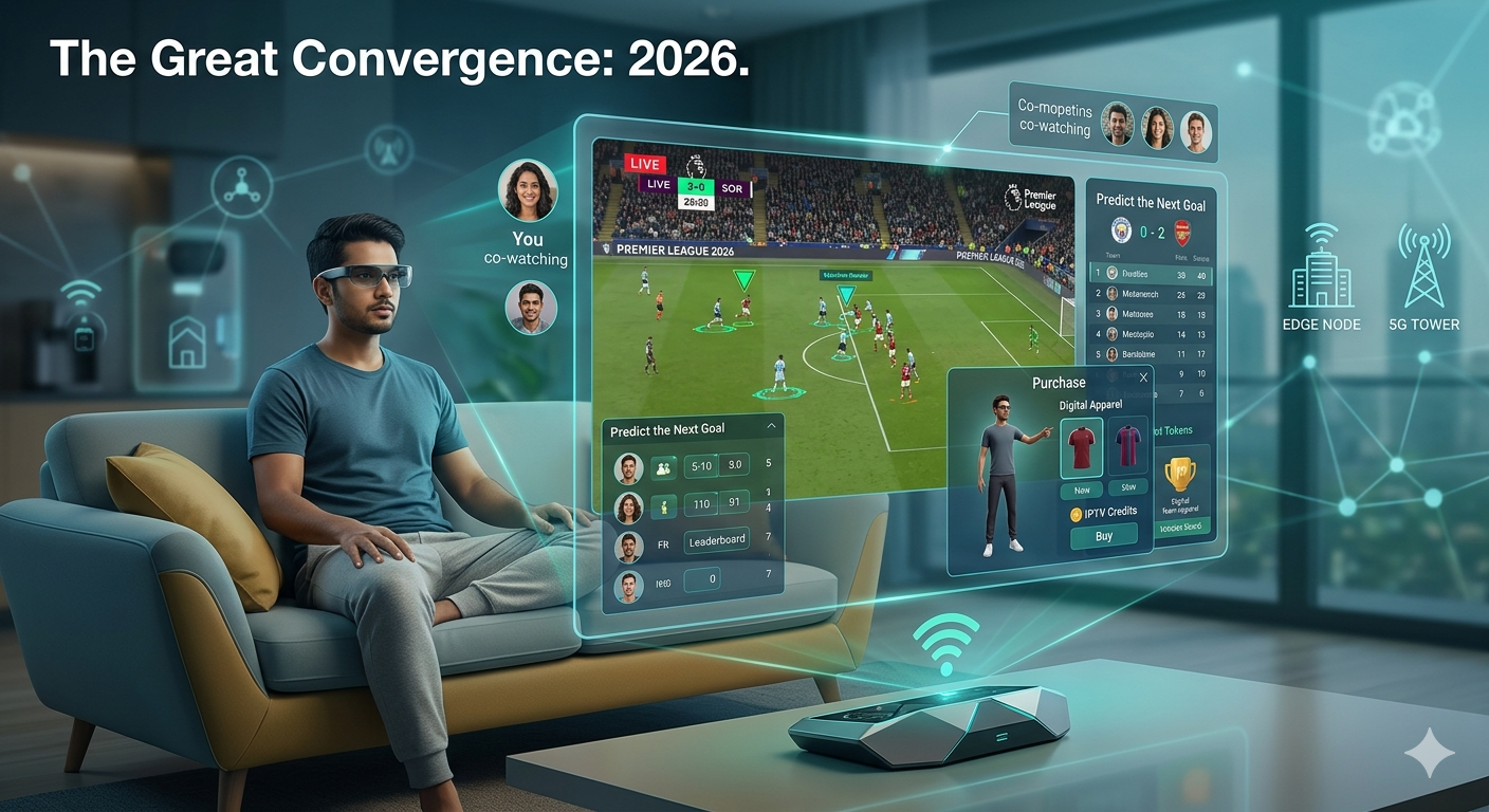 The Great Convergence: Why IPTV and Gaming are the Future of Entertainment in 2026