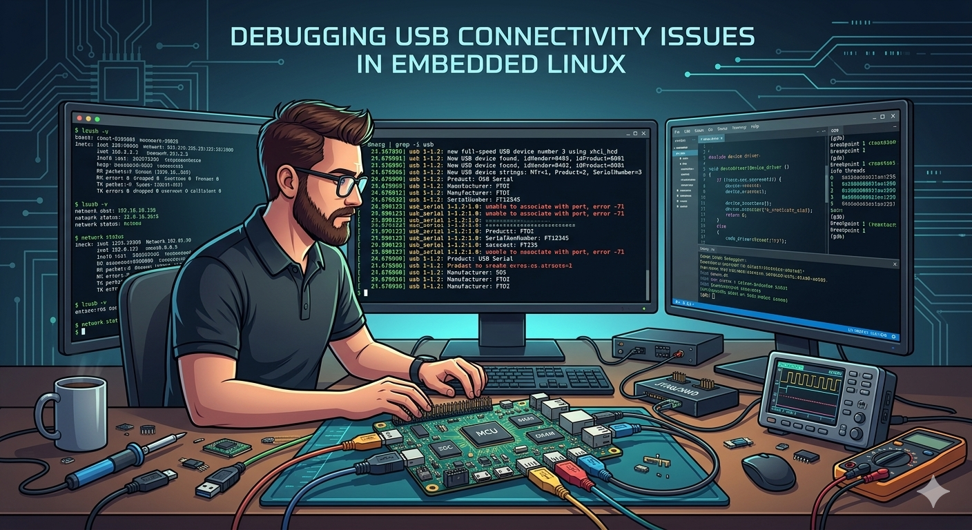 Debugging USB Issues in Embedded Linux and Android BSP Systems