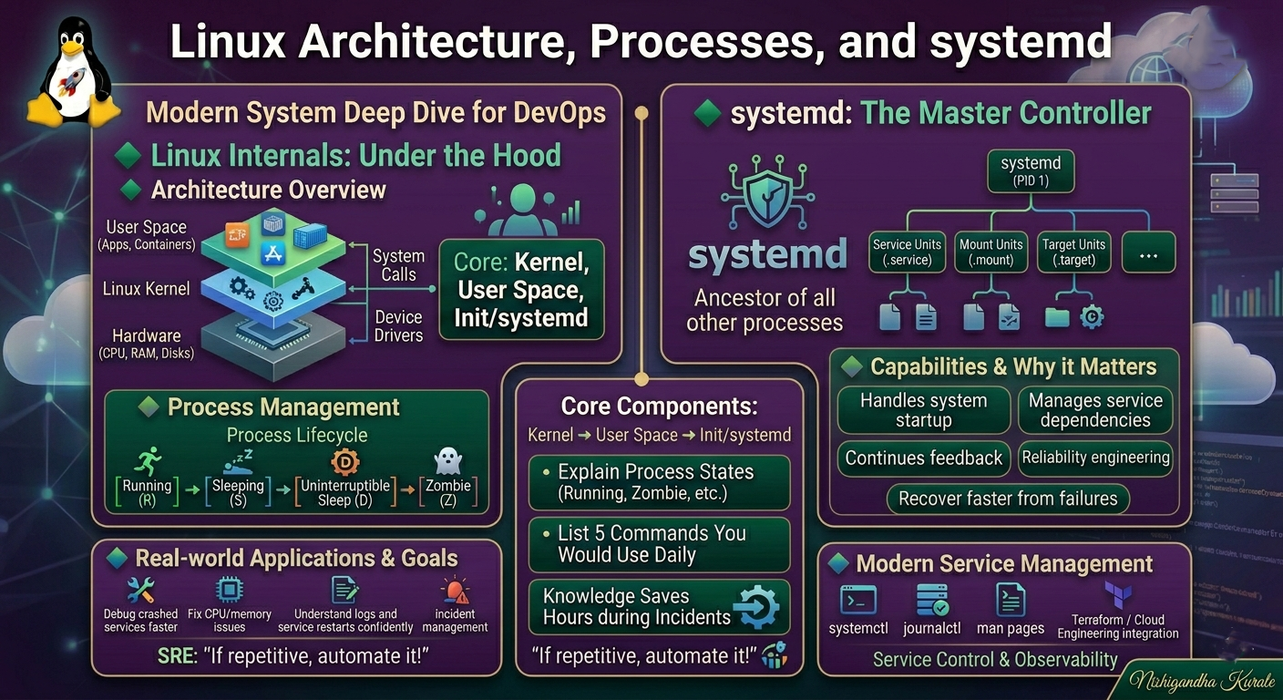 Deep Dive: Linux Architecture, Processes, and systemd for DevOps Engineers