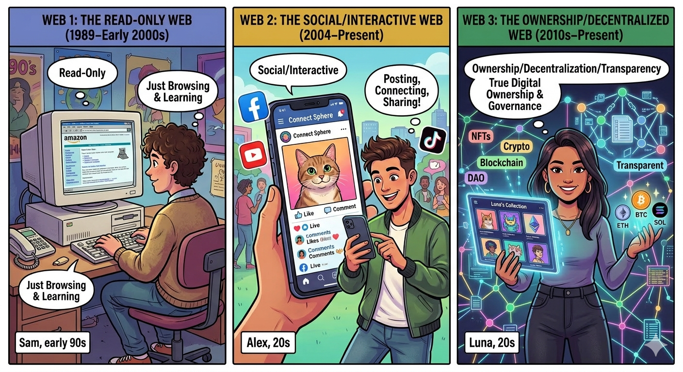 WEB3 101: THE EVOLUTION OF THE INTERNET