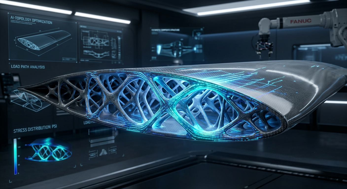 Where AI Meets the Skies: Topology-Optimized Composites for Next-Gen A Where AI Meets the Skies: Topology-Optimized Composites for Next-Gen A