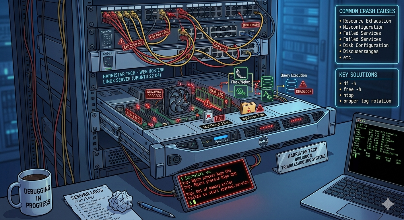 Why Your Linux Server Keeps Crashing (And How to Fix It)