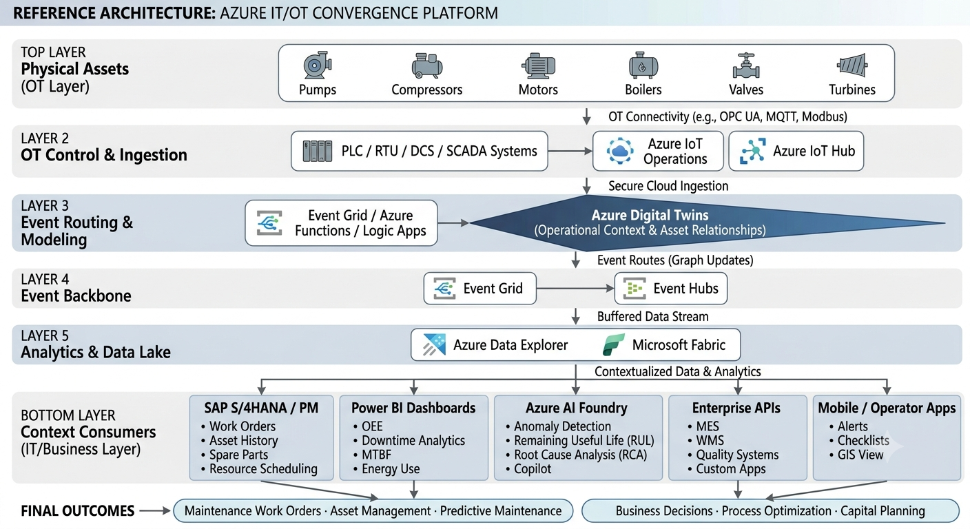From Sensor to Digital Twin to Boardroom: Designing an Azure IT/OT Convergence Platform for…