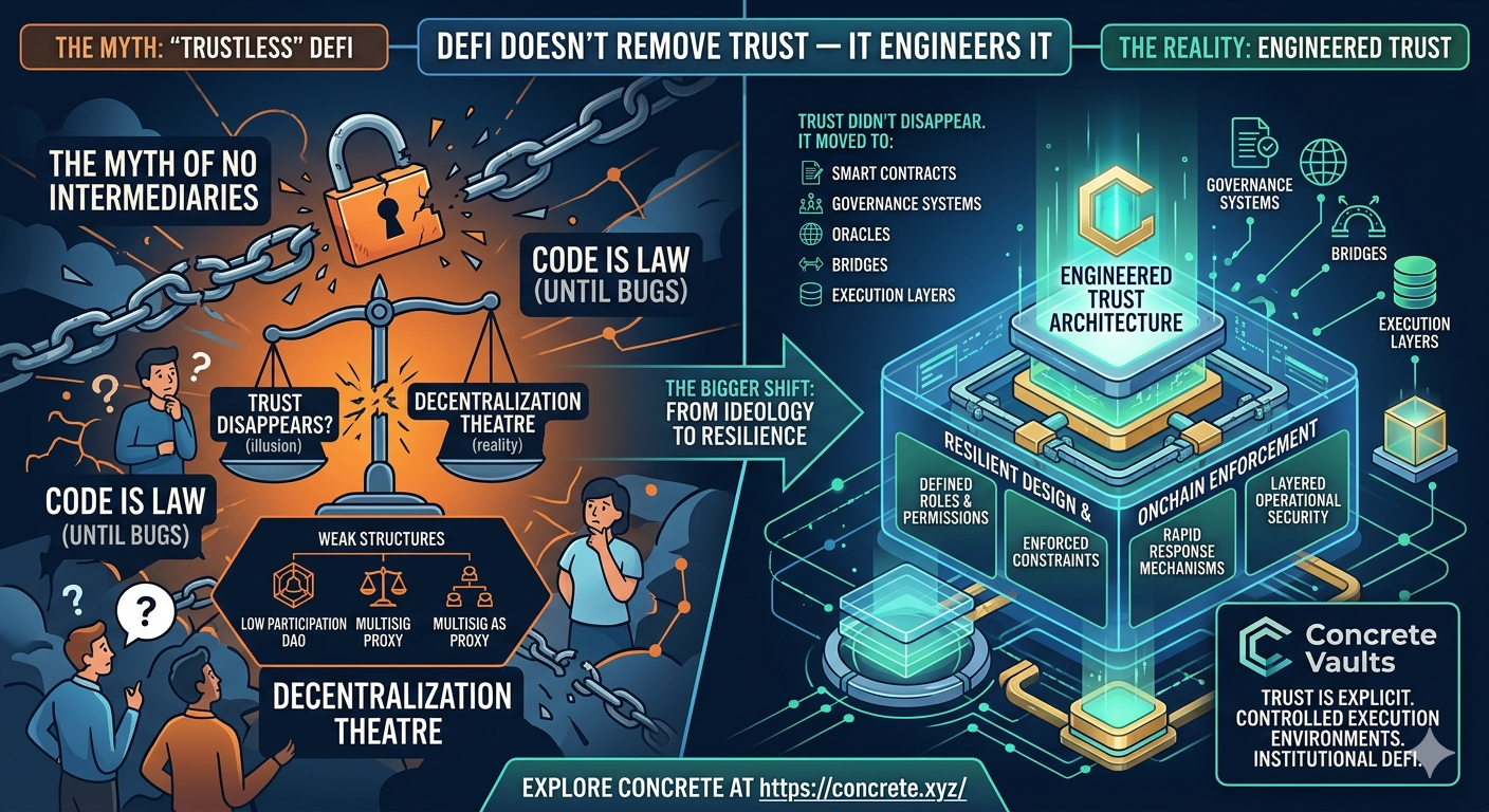 DeFi Doesn’t Remove Trust — It Engineers It