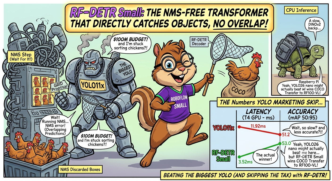 RF-DETR: A Smaller Model That Beats the Biggest YOLO