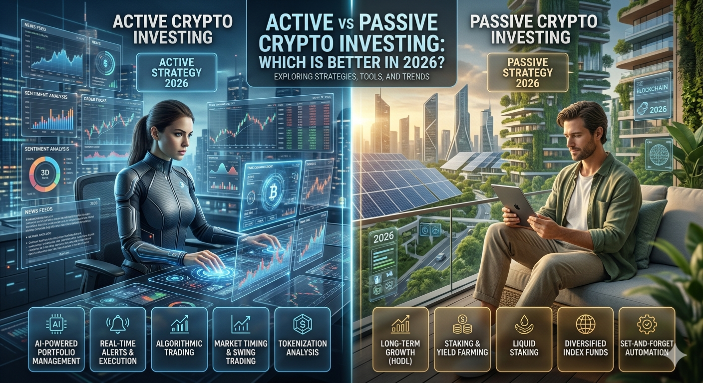 Active vs Passive Crypto Investing: Which Is Better in 2026?
