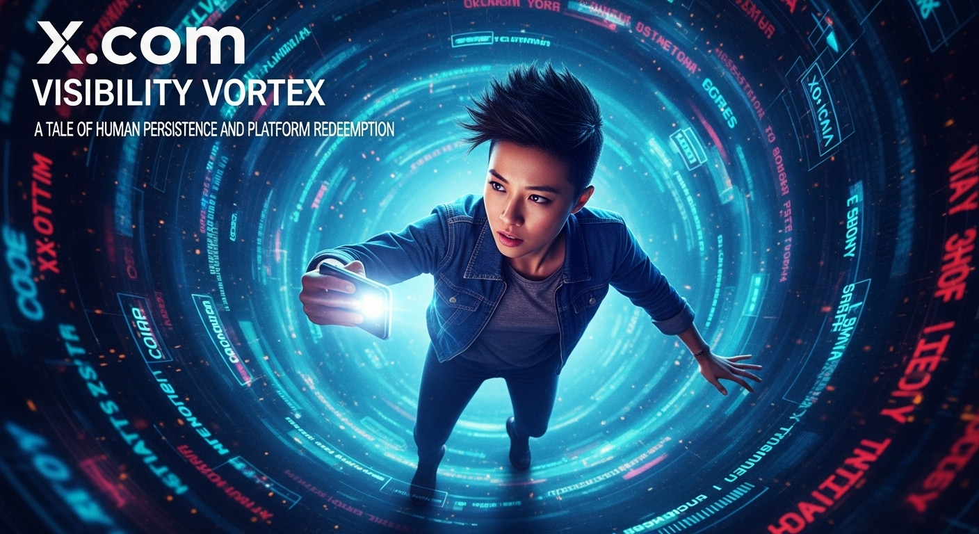 X.com Visibility Vortex: A Tale of Human Persistence and Platform Redemption ️