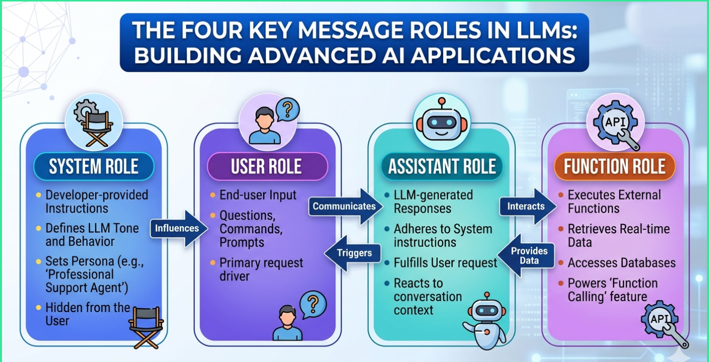 Understanding Message Roles in LLMs: The Key to Building Advanced Enterprise AI Applications