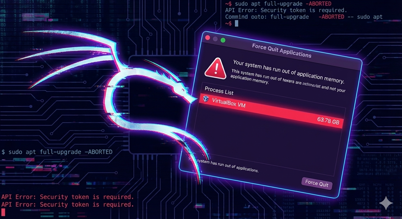 What Happens When a Kali Linux Lab Breaks Your Mac