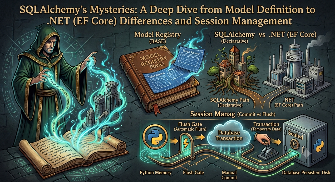 The Mysteries of SQLAlchemy: From Model Definitions to .NET