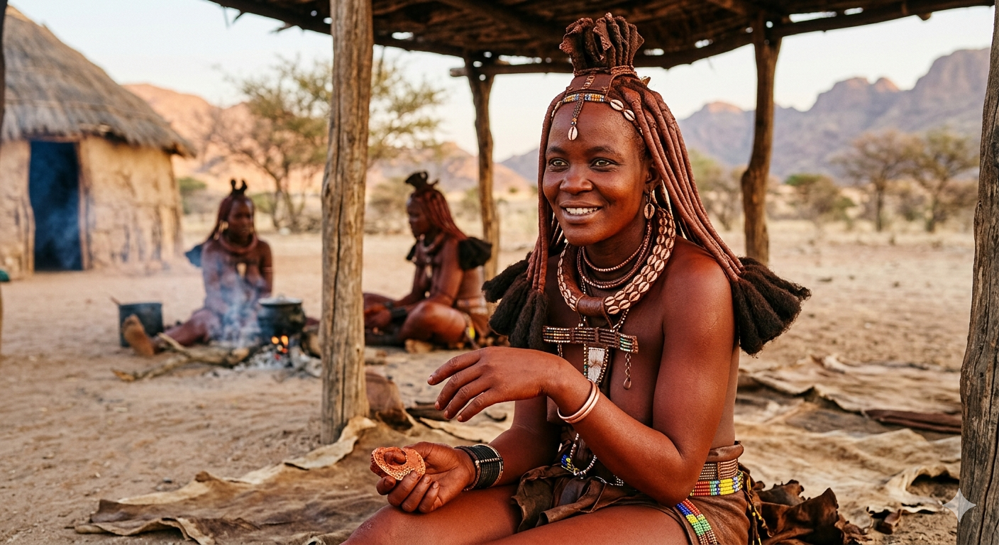 “The Himba Tribe — Beauty, Identity, and the Red Ochre Tradition