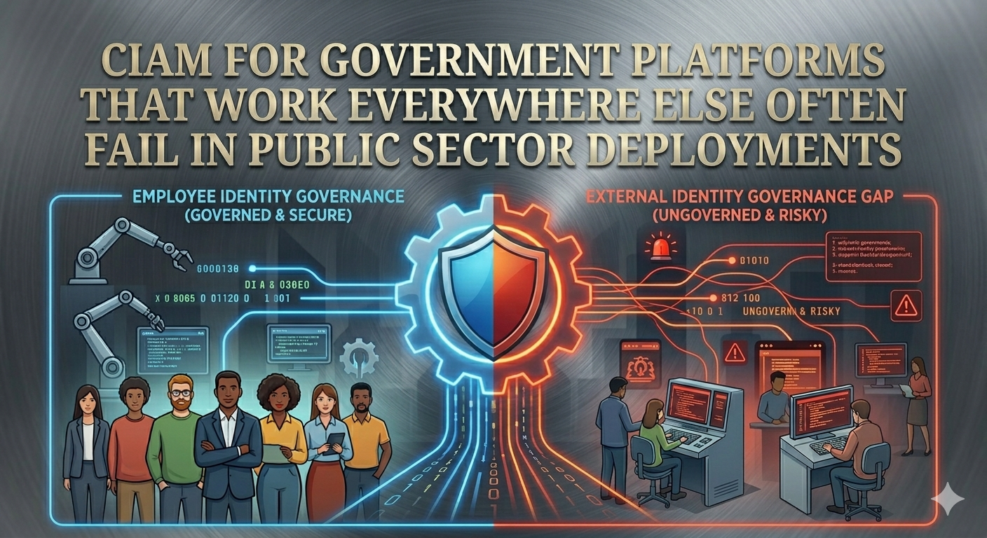 Why CIAM for Government Platforms That Work Everywhere Else Often Fail in Public Sector Deployments