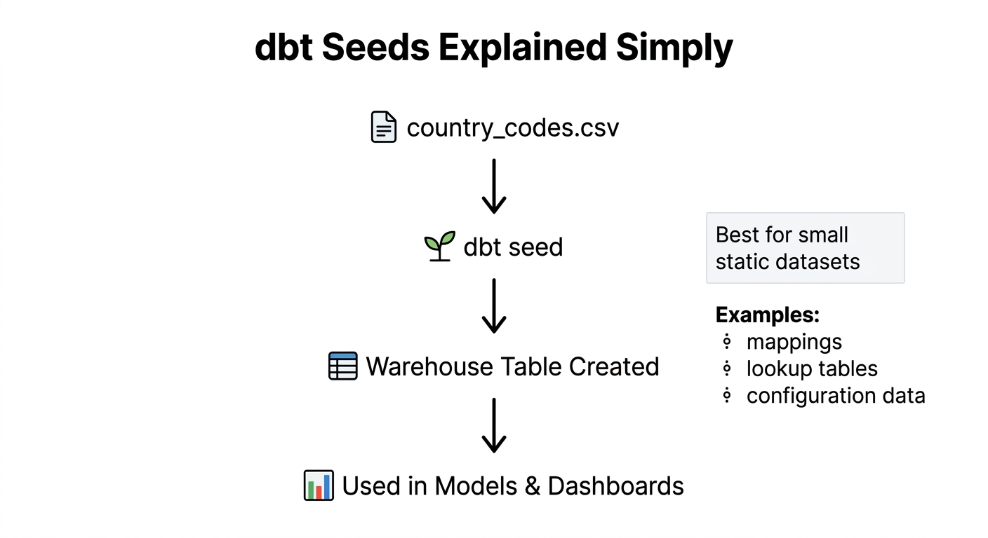 What Are dbt Seeds? (The Simplest Explanation)