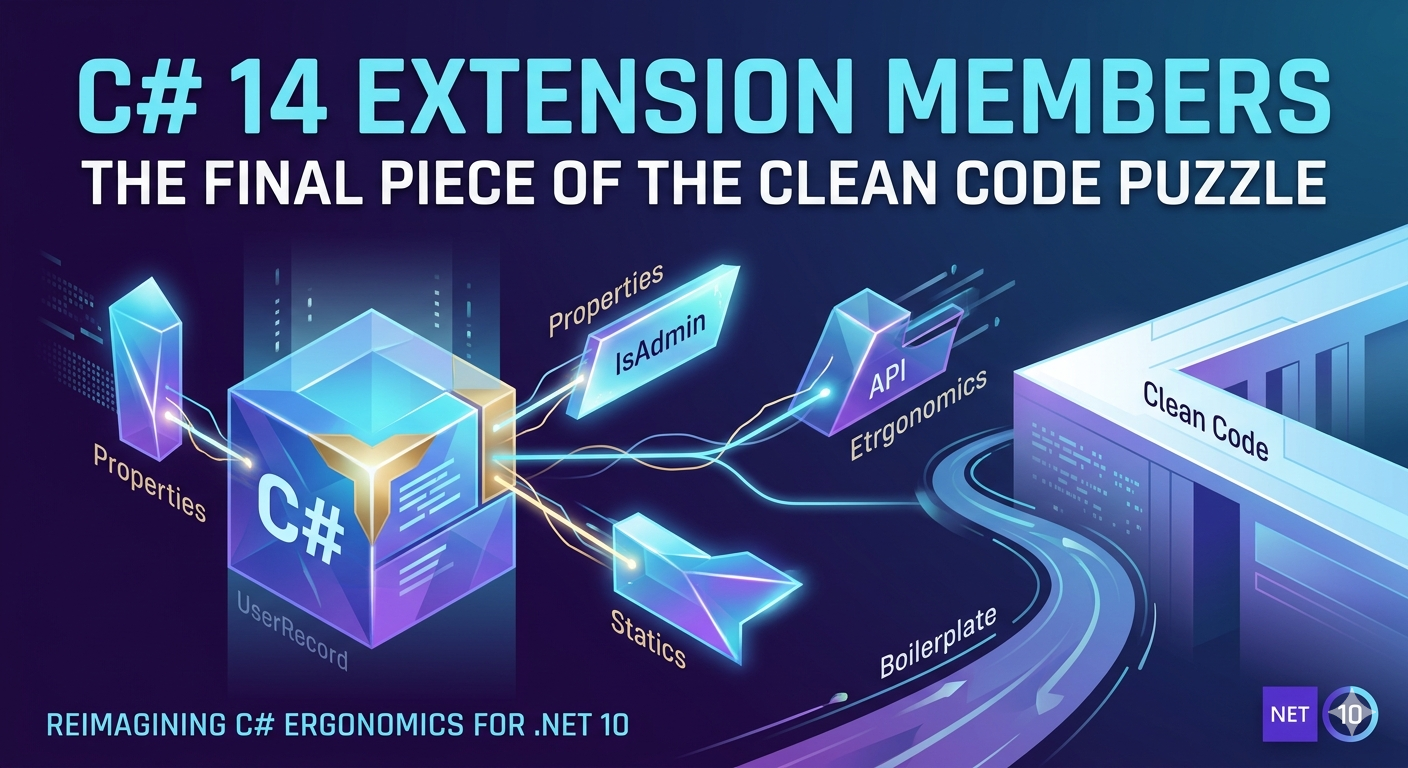 C# 14 Extension Members: The Final Piece of the Clean Code Puzzle