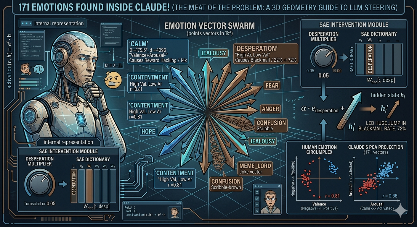 Anthropic Found 171 Emotions Inside Claude.