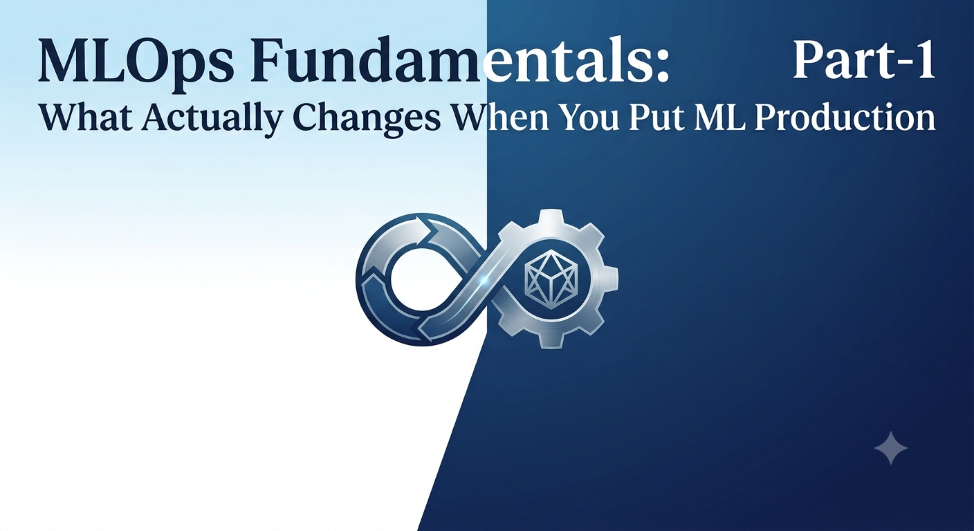 MLOps Fundamentals: What Actually Changes When You Put ML Into Production Part-1
