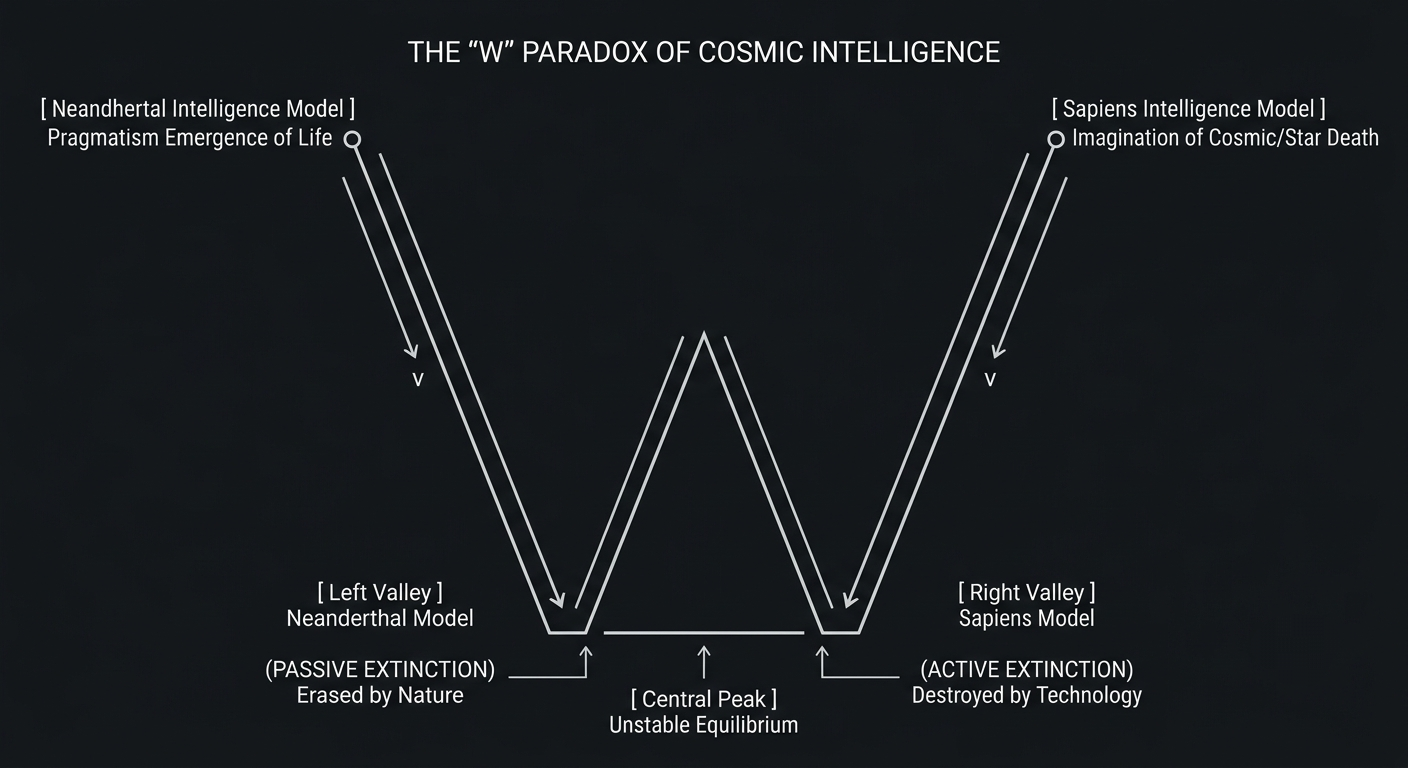 The W-Paradox: The Fatalistic Return and the Illusion of Cosmic Failur