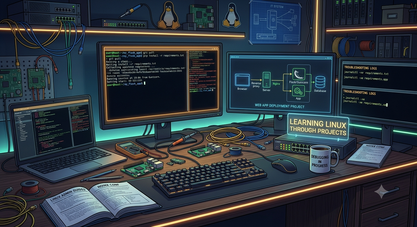 How I Learned Linux Through Real Projects (And Not Tutorials)
