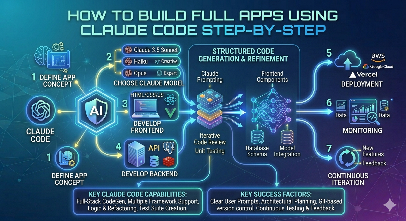 How to Build Full Apps Using Claude Code Step-by-Step