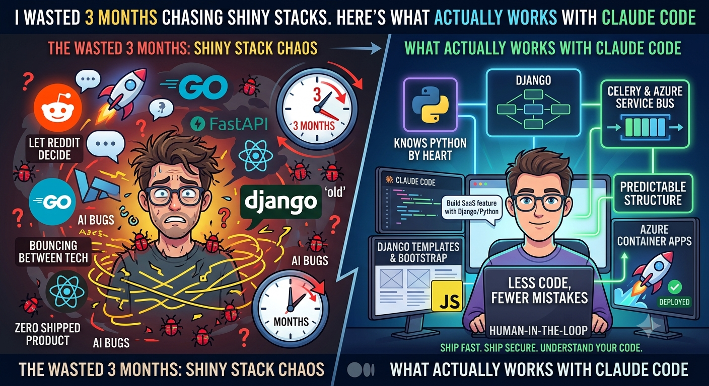 I Wasted 3 Months Chasing Shiny Stacks. Here’s What Actually Works with Claude Code.