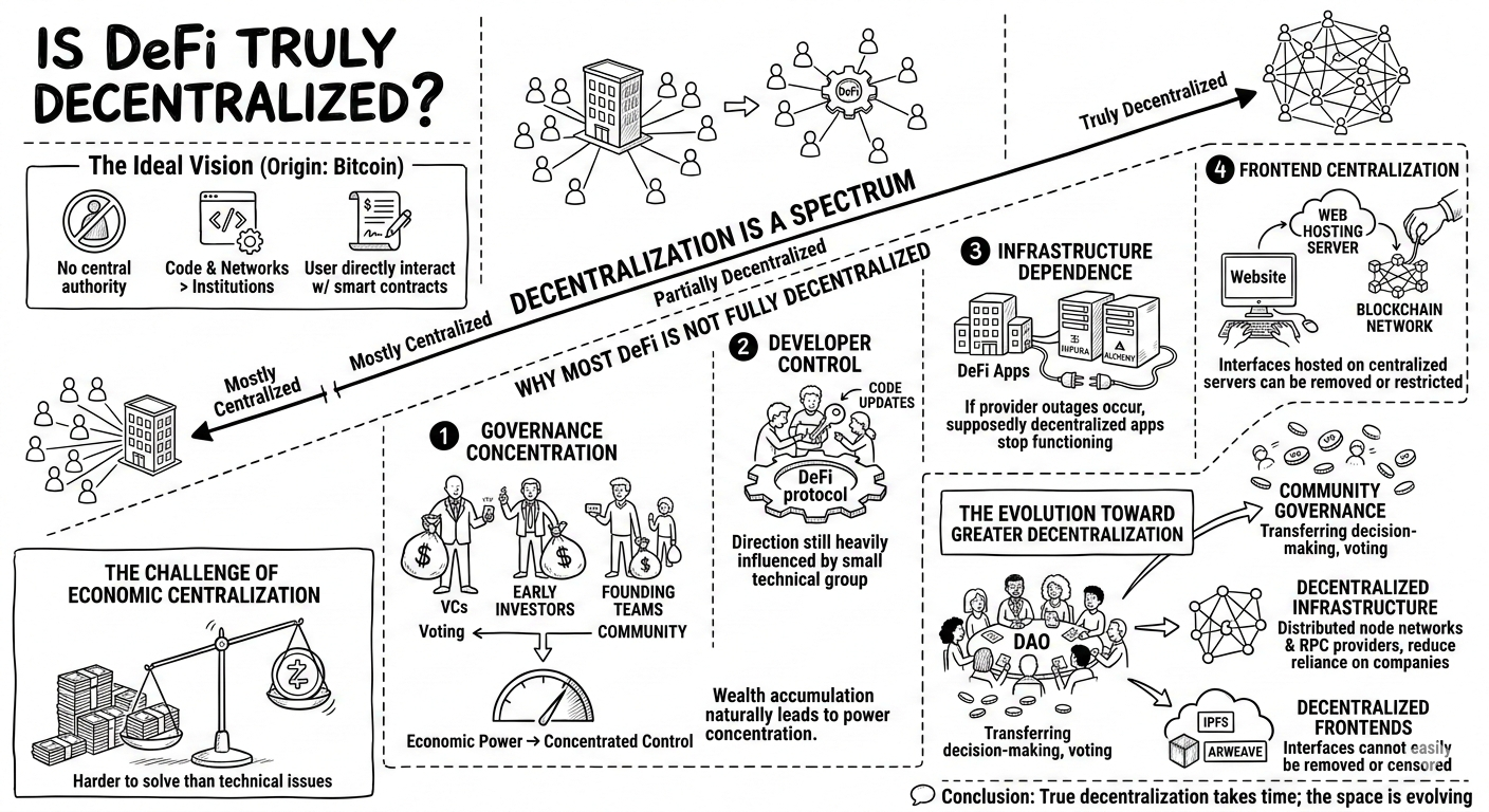 Is Decentralized Finance Ever Going to Be Truly Decentralized?