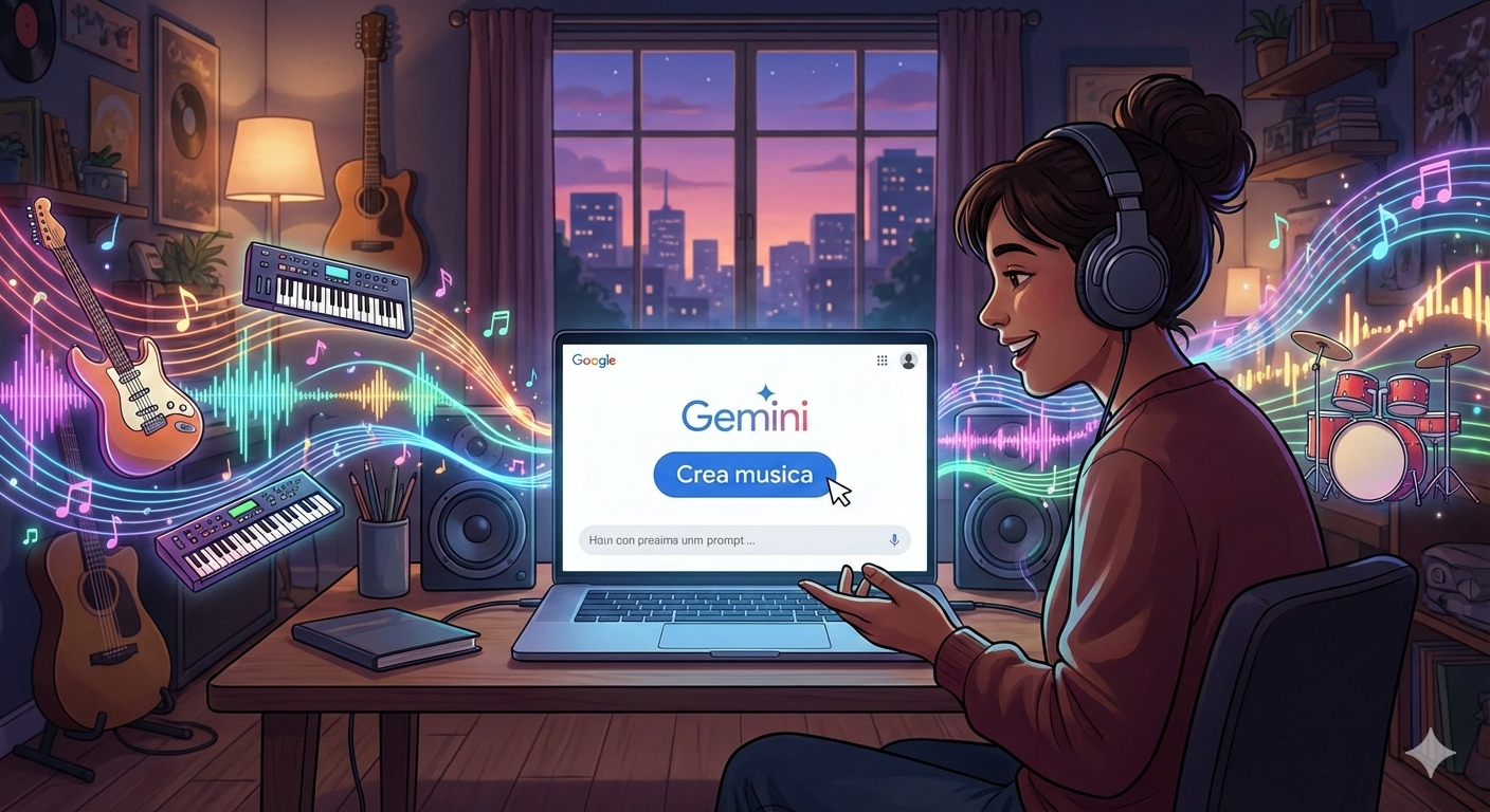Come creare musica con Gemini Lyria