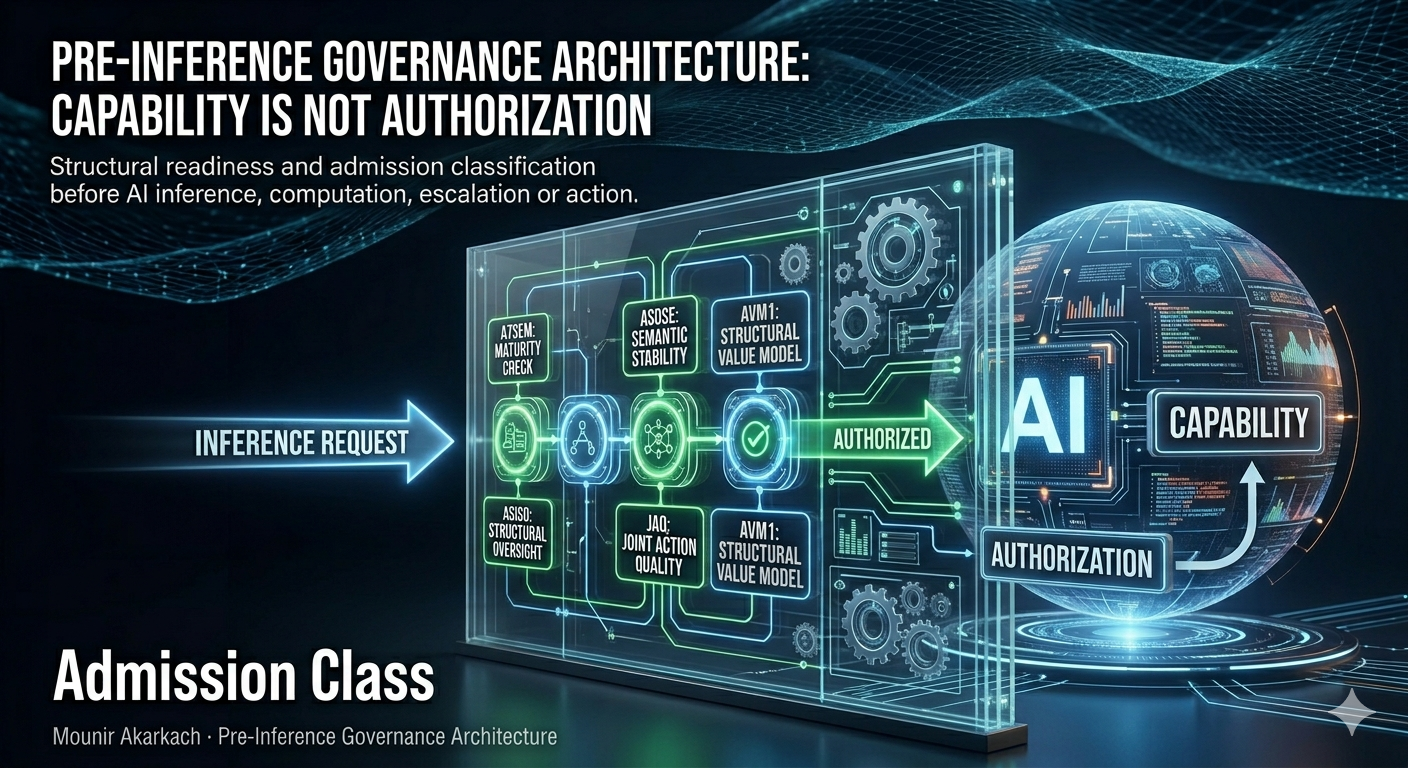 Pre-Inference Governance Architecture: Capability Is Not Authorization