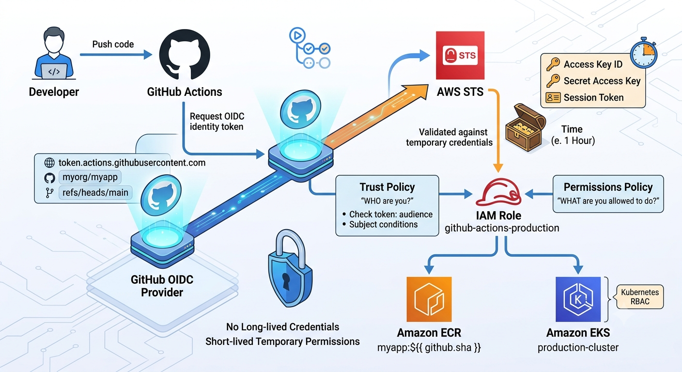 GitHub Actions + AWS OIDC: A Production-Ready Strategy for Secure CI/CD