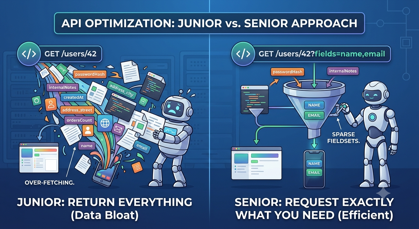 Junior Devs Expose All Fields: 5 Patterns Senior Devs Use For Field Selection and Sparse Fieldsets