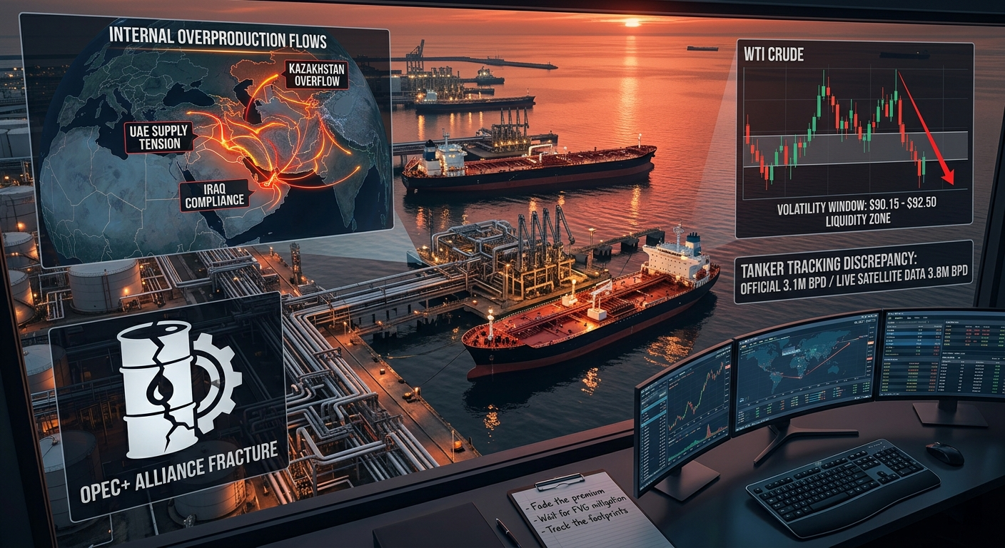 OPEC+ Is Fracturing: What the Internal War Means for Oil Traders