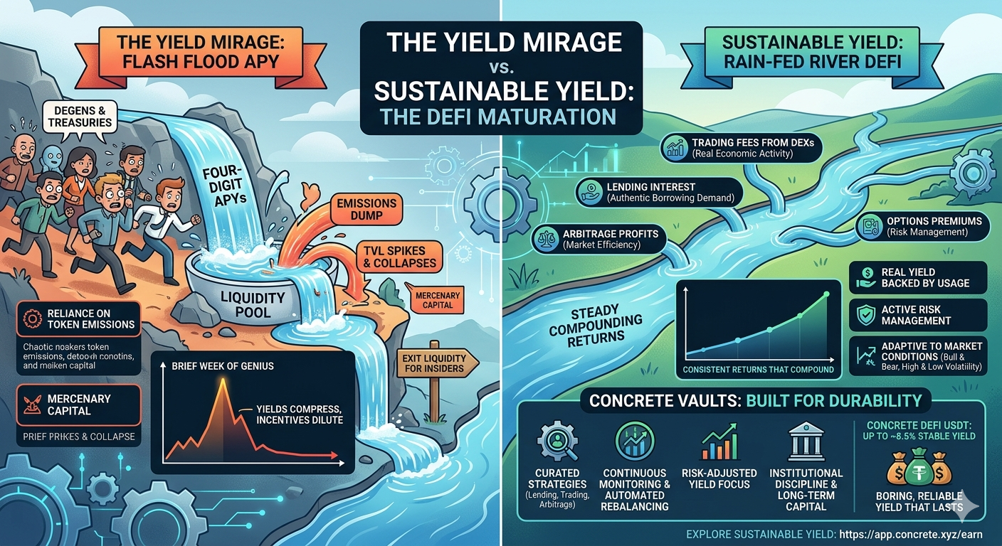 The Yield Mirage: Why Most DeFi Strategies Evaporate — And What Actually Lasts