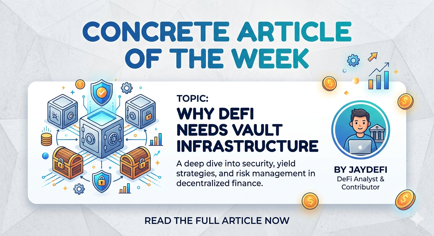 Why Defi Needs Vault Infrastructure.