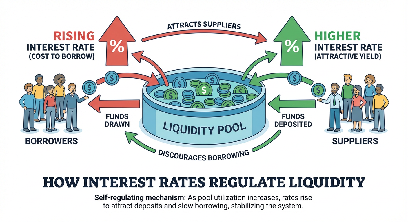 How Interest Rates Work in Lending Protocols