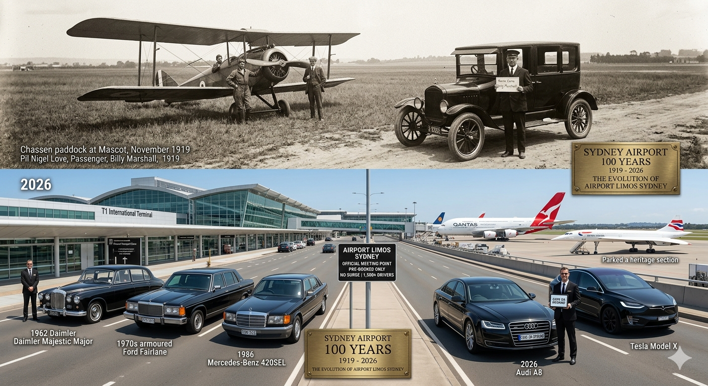 Airport Limos Sydney: 100 Years of Sydney Airport and the Vehicles Tha