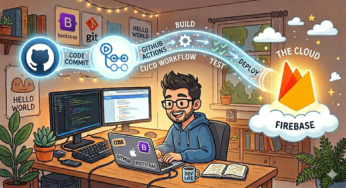 Push. Deploy. Done. My CI/CD Setup with Firebase and GitHub Actions