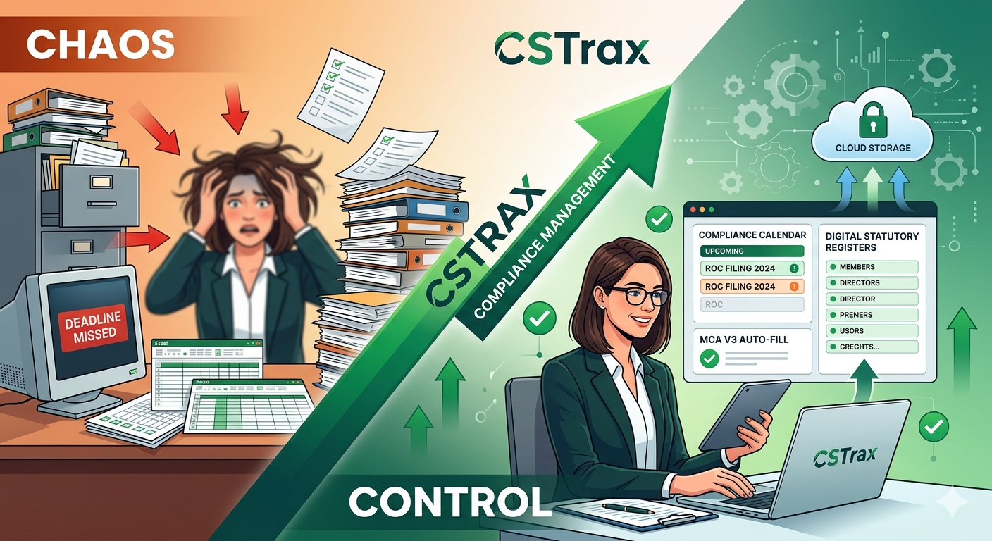 “From Chaos to Control: Why Modern Company Secretaries are Moving to CSTrax”