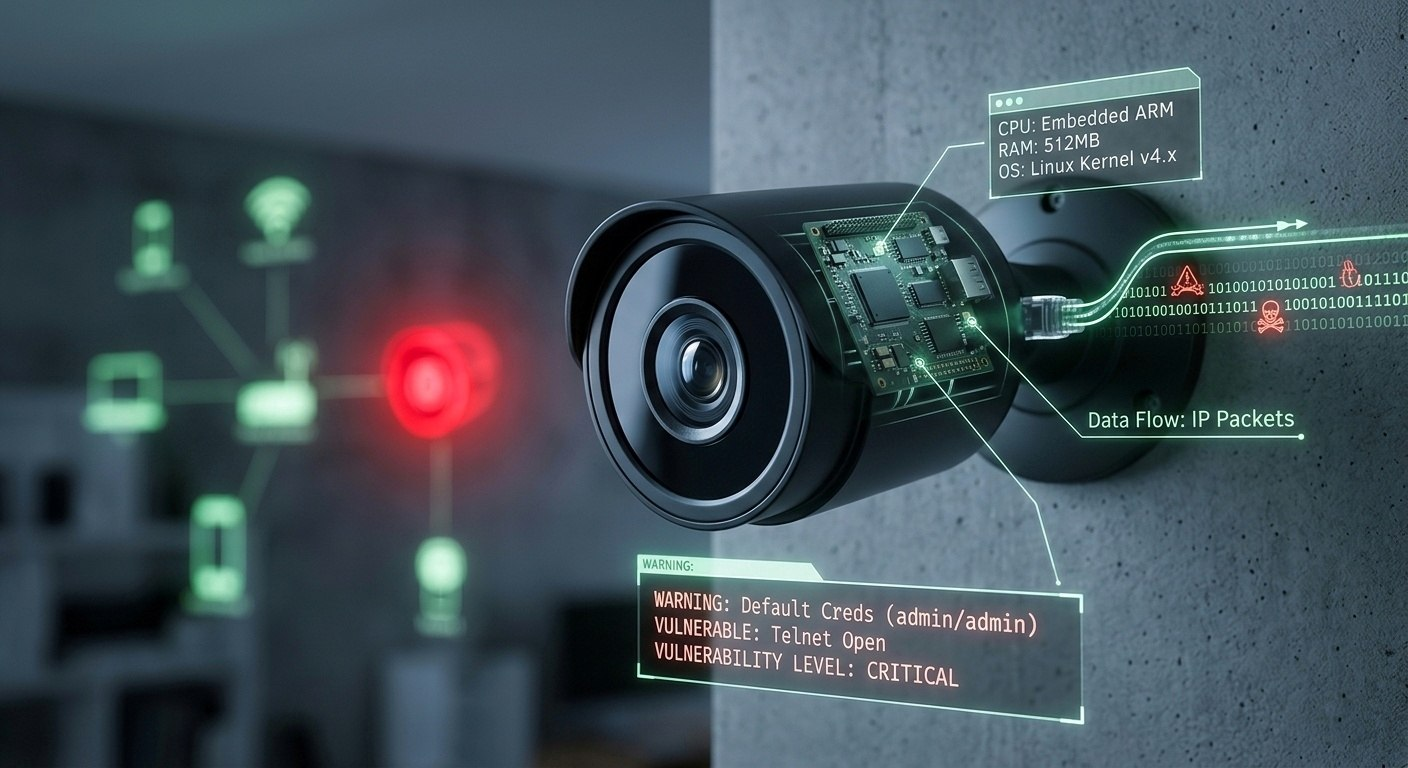 Beyond the Lens: Why Your Unsecured IP Camera is a Trojan Horse