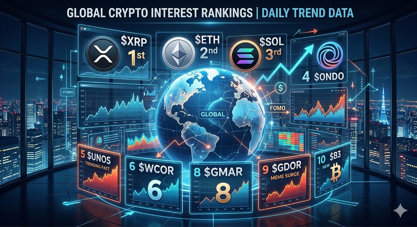 The Invisible Shift: Today’s Crypto Interest Rankings (May 8, 2026)