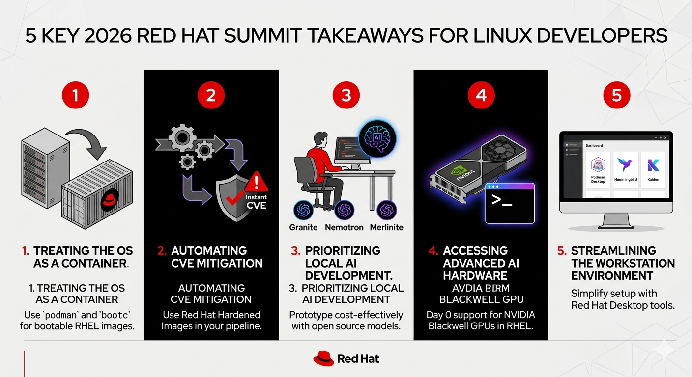 5 key takeaways for Linux application developers from Red Hat Summit 2026
